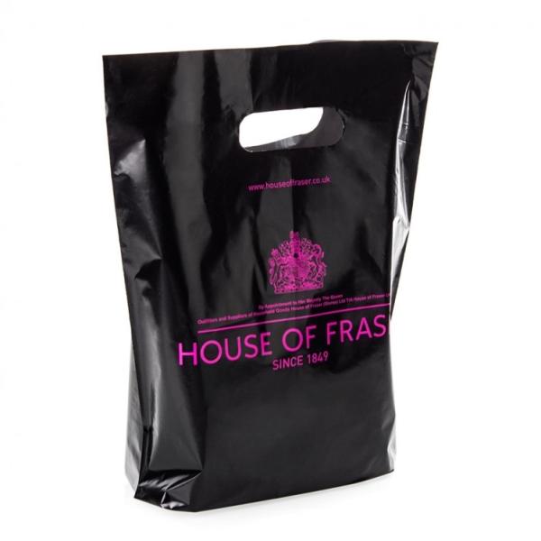 Polyethylene Plastic shopping bags custom design merchandise bags with own logo