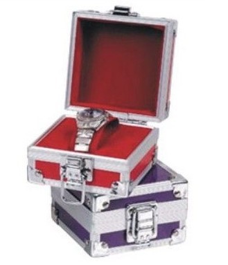 Lightweight Aluminum Jewelry Carrying Case Easy To Clean With Heavy Duty Handle