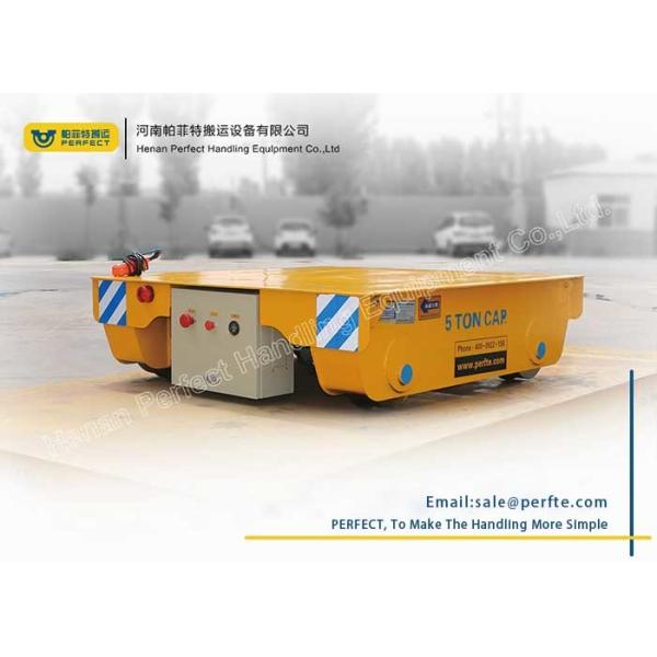 Chariot à piles motorisé à télécommande de transfert du rail 5t d'utilisation