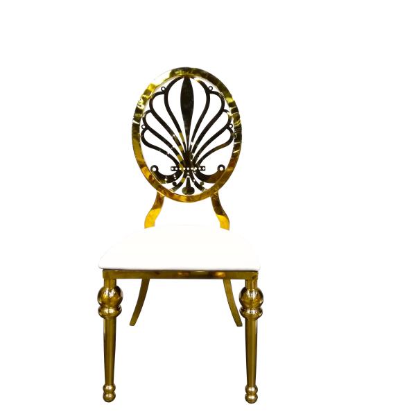 Fully Assembled 250KG Load Stainless Steel Hotel Chair For Wedding