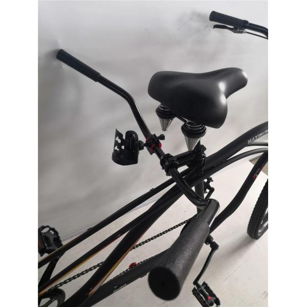 CE Certified Steel Frame 26 Shimano 7 Speeds Beach Cruiser Tandem Bike for Two Riders