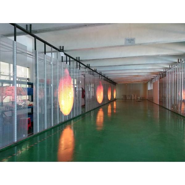 Стеклянная прозрачная толщина занавеса 72mm СИД P15 для магазина 4S