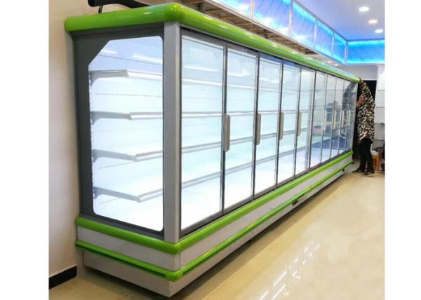 5 Shelf Multideck Open Chiller Vegetable Fruit Glass Door Merchandise Showcase