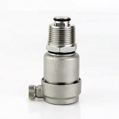 Valva de ventilação de escape de ar com fio de aço inoxidável 304 NPT Bsp com modo de condução manual