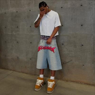 OEM Jeans personnalisés Shorts en détresse Vintage Lavé Détérioré Streetwear Shorts Denim Homme Fabricants Shorts Jeans Denim déchiré