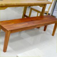 Madeira maciça de mogno longa francesa do estilo 160cm que janta o banco