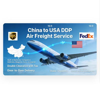 Built in Battery Air Express DDP Shipping