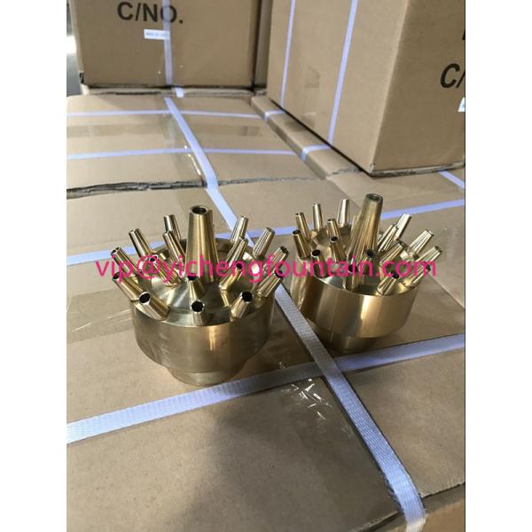 Fixed 3 Layer Blossom Flower Water Fountain Nozzles 8.5 Meters Spray Height