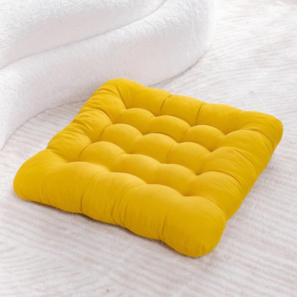 Polyester Fiber Filling Large Floor Pillow Square Seating Cushion for Comfortable Meditation