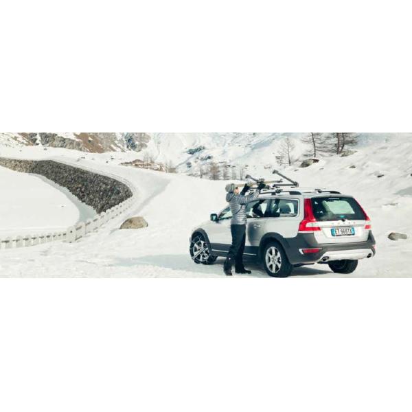 Universal ensure safety car snow chain for Easy Ski Transportation