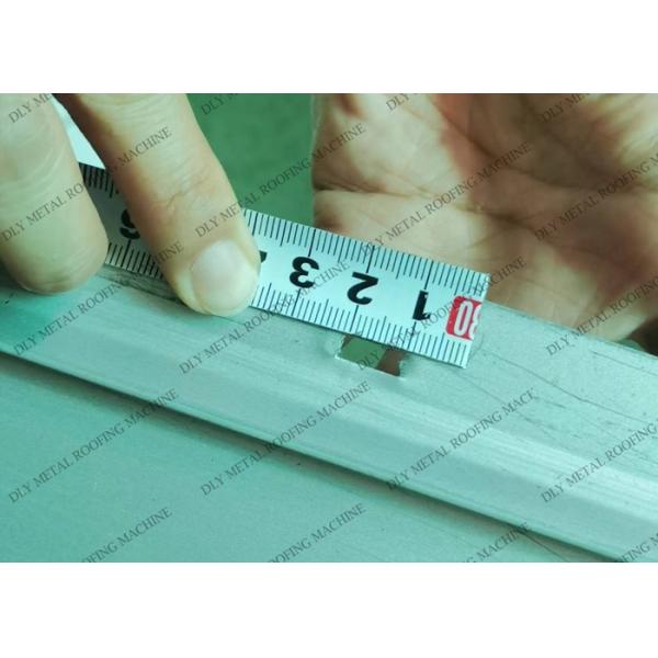 Cr12 Trapezoidal Standing Seam Roll Former Roof Panel Metal Forming Equipment 1250mm