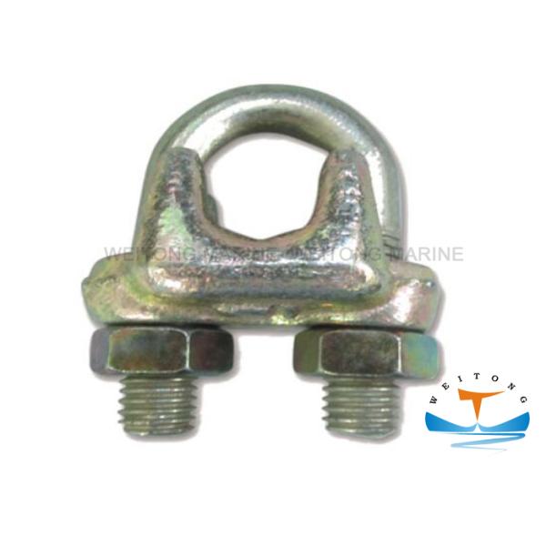 Customized Size Rigging Lifting Equipment DIN741 Wire Rope Clamp