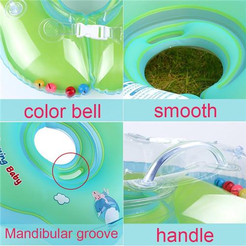 Infant Swim Ring Kids Swimming Pool Accessories Circle Bathing Float Inflatable Raft Neck Rings