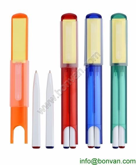 promotional pen gift set with note,pen set with note stick, ball pen set