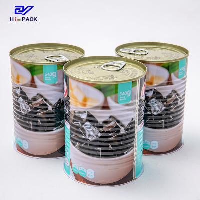 Noix d'étain rond emballage 400g 500g boîtes d'étain rondes avec couvercle