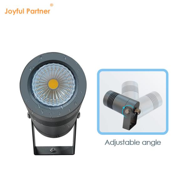 LED Garden Spike Light Decorative 6W Warm White Color Aluminum Lamp Body For Theme Parks