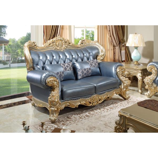Joyful Ever Luxury Genuine leather 1+2+3 seat Sofa in European Classic design Furniture
