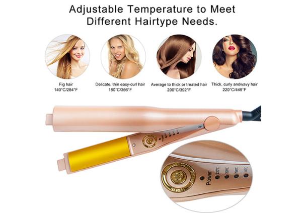 Torção 2 em 1 encrespador do Straightener do cabelo do aníon elétrico para o hotel/agregado familiar