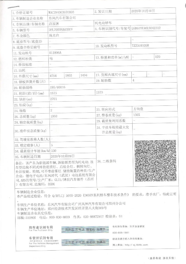 Chongqing Dingrao Automobile Sales Service Co., Ltd. Сертификации