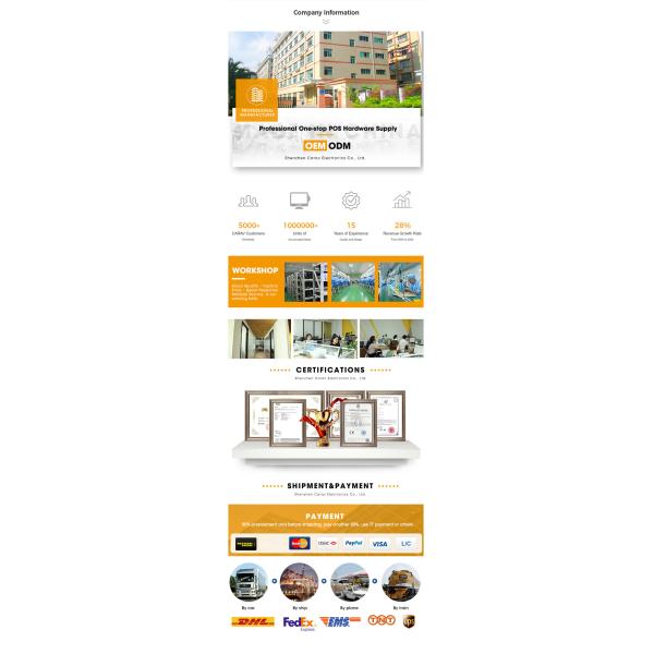 VGA Input 1024x600 Resolution Point Of Sale Touch Screen Monitor 7'' IPS Panel