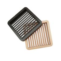 Contenedor de jabón de bambú natural/ recipientes de jabón de madera