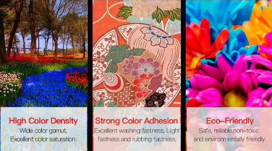 High-end SAER COLOR Digital Fabric Cotton & Polyester Printing Machine with 4 or 8 pcs print  head