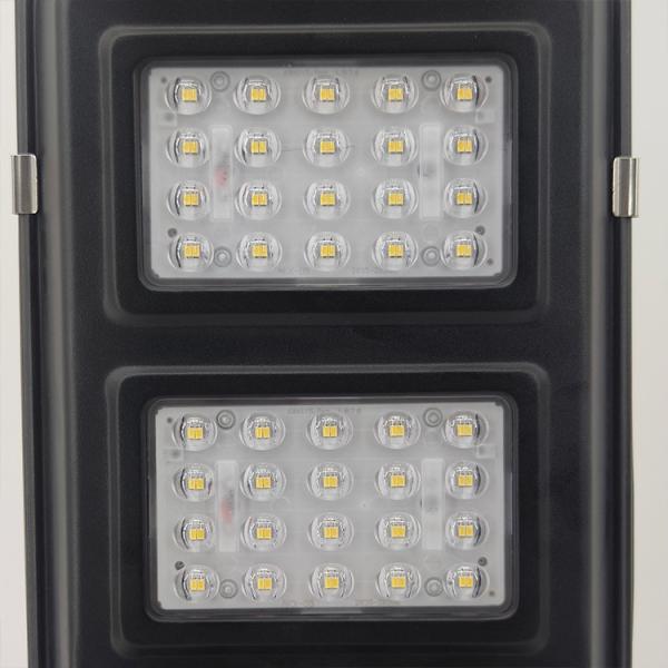 13000lm Luminous Flux Waterproof Led Solar Lamp with Dark Grey  Aluminum