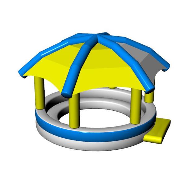 0.9mm Pvc Tarpaulin Inflatable Aqua Park / Blow Up Water Park For Outdoor