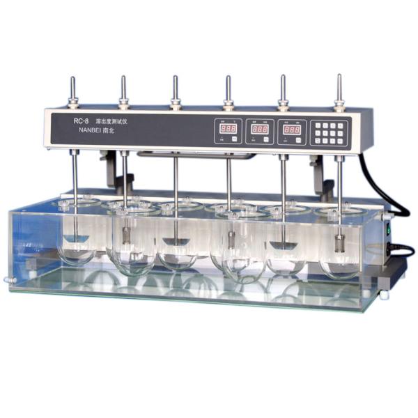 RC-8D Tablet Test Machine 8 Vessels Dissolution Tester Temperature Range Ambient