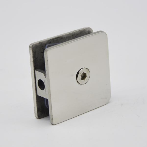 Stainless steel Glass Clip 0 degree RS2304, 45X45mm, thickness 3mm, 4mm, SS201 satin, mirror, golden, black