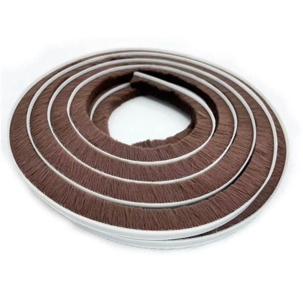 Anti-collision Dustproof Seal for Apartment BLACK/GRAY/BROWN/WHITHE/OTHER Colors Embedded Under Window Bottom Angle Brush Pile