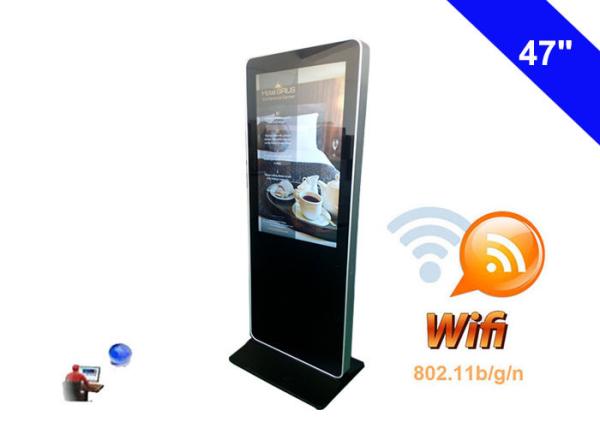 Wifi wireless network Digital Signage , Digital Kiosk Advertising Screen Panel