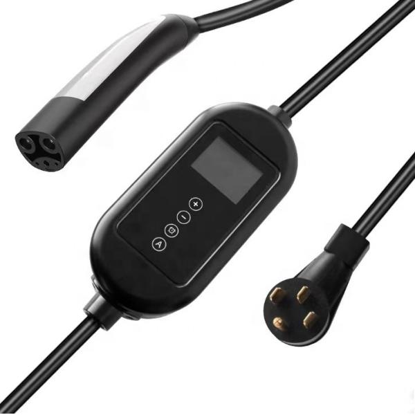 RDC Hot Sales IP67 3.5KW 7KW Black Fast Portable EV Charger For Tesla EV Car