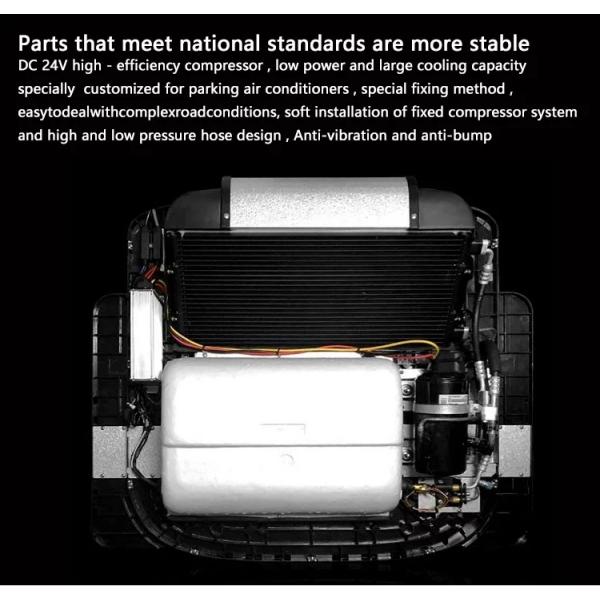 Roof Top 2800W/9520BTU 450mc/H Truck Parking Air Conditioner 24Volt