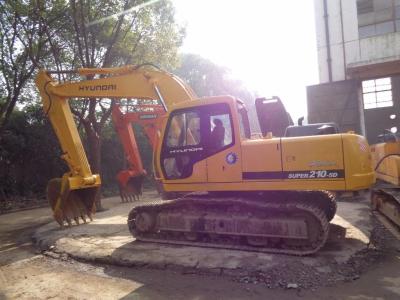 máquina usada coreano R210-5 da máquina escavadora 21T com tipo da esteira rolante do tamanho da sapata de 600mm