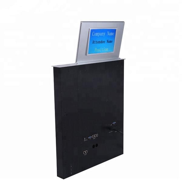 17 Inch LCD Monitor Lift Audio Conference System , Double Screen Motorized Monitor Lift