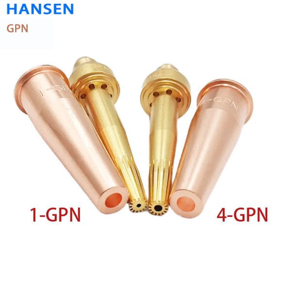 GPN Cutting Tip , Victor Style GPN Gas Cutting Nozzle , Oxy Propane LPG Natural Gas Cutting Torch Tip , 2-Piece Copper Cutting Nozzle,Industrial Oxyfuel Cutting Head,Metal Cutting Welding Consumable