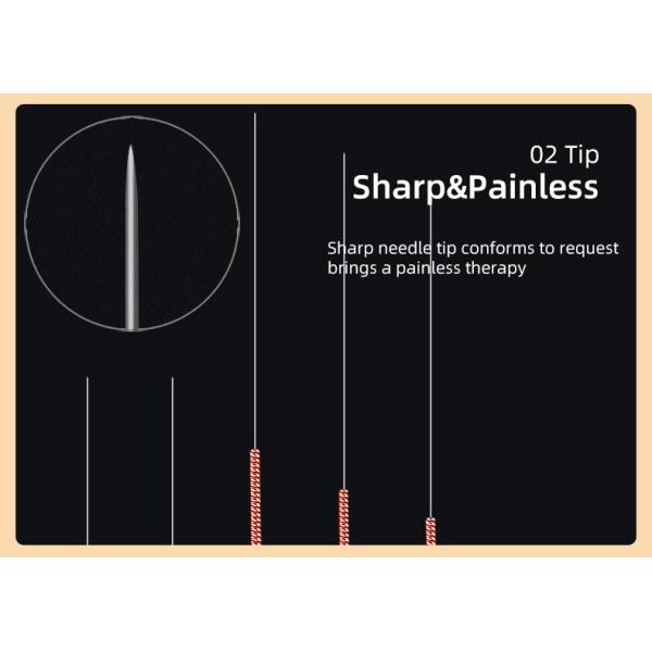 100pcs Zhongyan Taihe Disposable Acupuncture Needles Red Copper Ring Handle