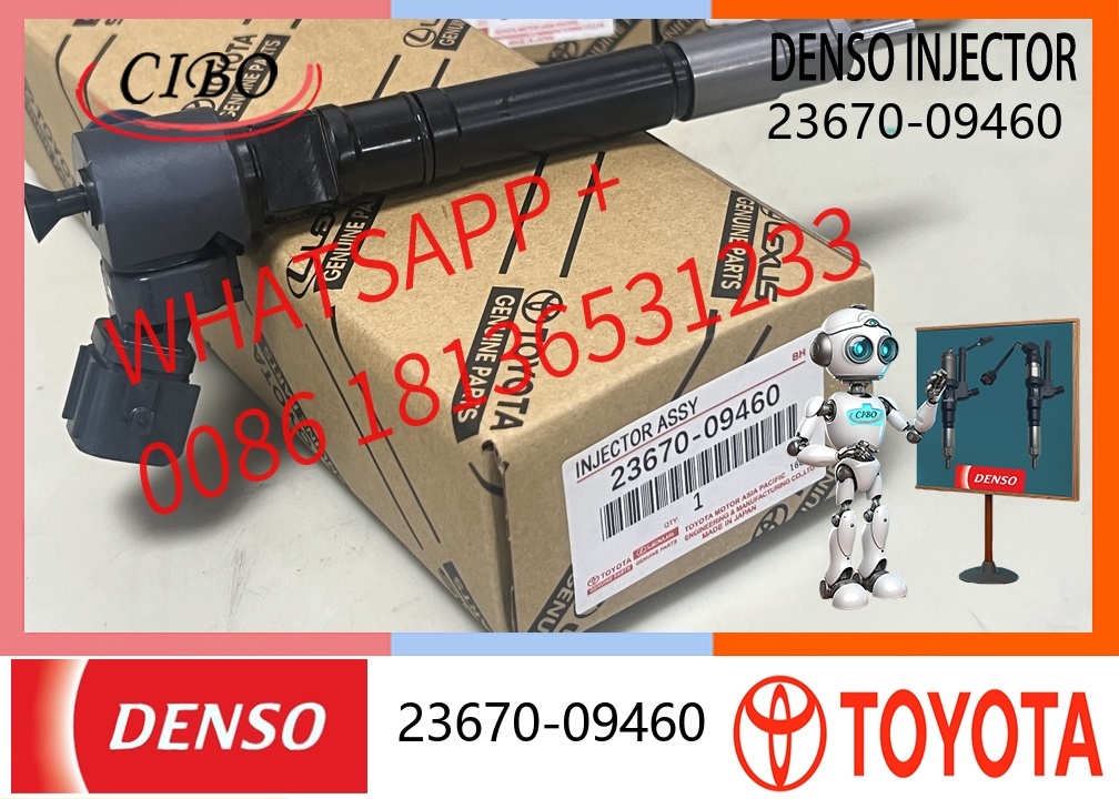 Fuel Injector 295700-1140 23670-0E070 for Toyota Hilux 2GD Diesel Engine OE 2367009460 23670-09460