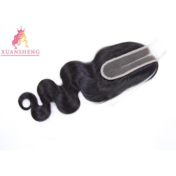 Brazilian Hair Kim Closure 2x6 Swiss Body Wave Silk Base Closure