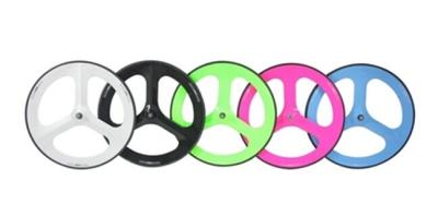 2014 colorful new700c light tri-spokes /3-spoke carbon clincher wheel for road &track bike