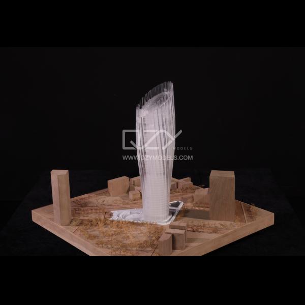 1/100 Berhan Bank Office Building Model