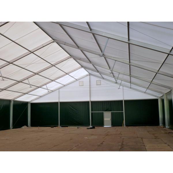Transparent Or White PVC Large Pagoda Tent 6x6m / 6X17.2m Aluminium Frame
