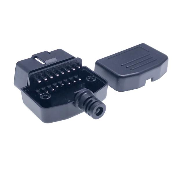Style Male 16pin Connector MINI OBD2 Connector for 24v OBD1 Enclosure to Close