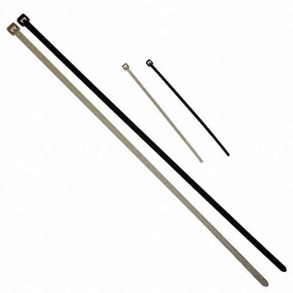 self-locking nylon cable ties in different sizes