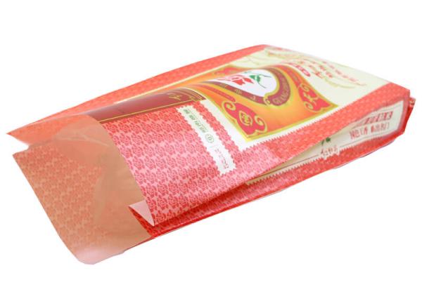 Food Grade PP Flour Packaging Bags Single Folded Anti - Corrosion