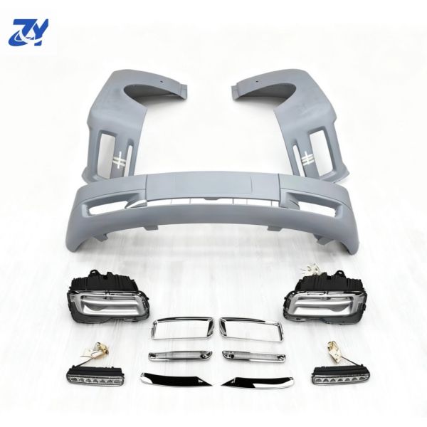 For Rolls-Royce Phantom 6th Generation Upgraded to Type 7 Fiberglass Car Front Bumper Fender Headlight Body Kit