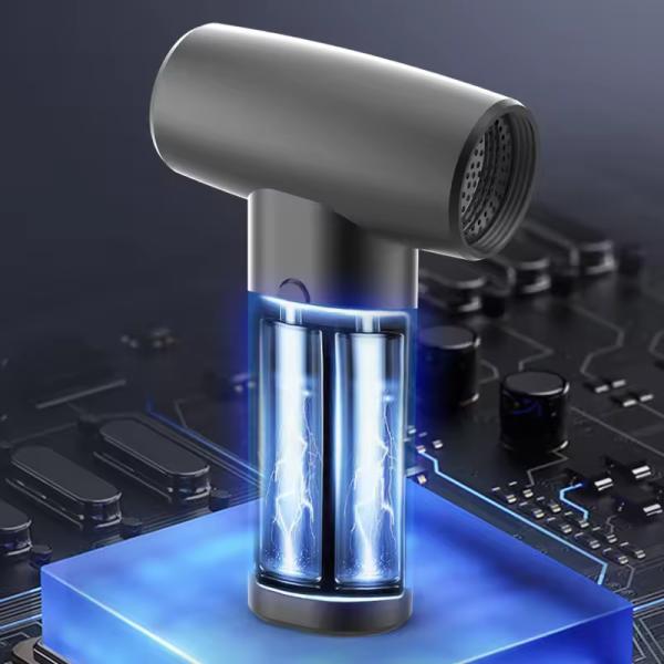 Rechargeable Hair Blower Dryer Set 80W Mini Leafless Hair Dryer for Home and Outdoor