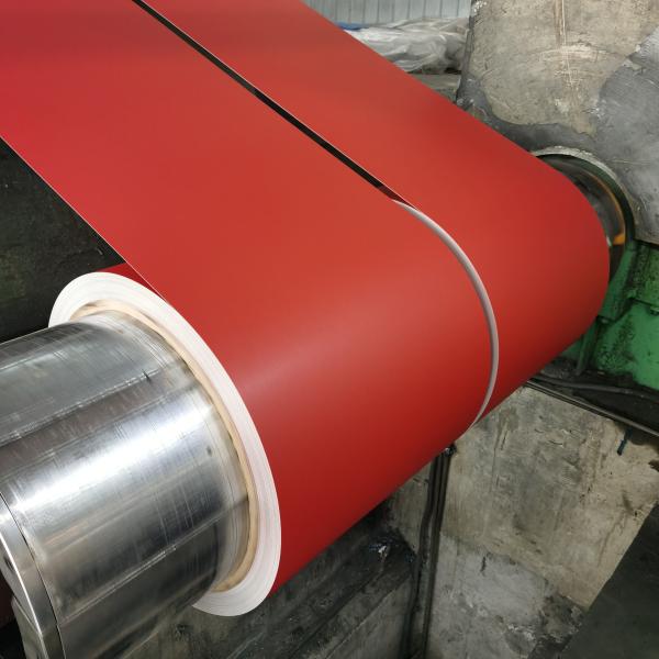 1050 1060 1070 1100 3003 5052 H28 H14 ont enduit la bande d'une première couche de peinture en aluminium enduite colorée de bobine de feuille pour la toiture