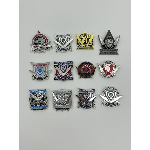Dalstrong Warrior Series Enamel Pin Set – Firestorm, Shogun, Gladiator & More Hard Enamel Badges